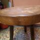 Tree trunk coffee table