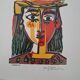 Cubist Table Ceramic Picasso (After)