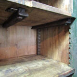 Old solid oak workshop furniture