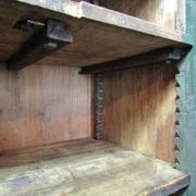 Ancien meuble d'atelier chêne massif