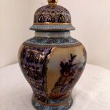 Vase or ginger or spice jar with handmade Satsuma lid