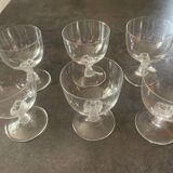 Verres à eau en cristal Royales de Champagne modèle Delphes  no 2