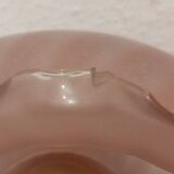 Antique Pink Glass Lamp Globe / Lampshade