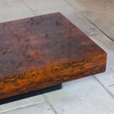 Elm burl coffee table, 1970