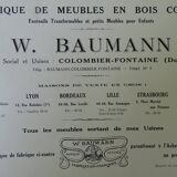 Side table, called "Servante" Baumann 1926