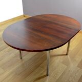 Rosewood and Chrome Dining Table 1960