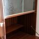 Vintage 1950s wooden secretary cabinet