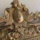 Large gilded patinated Louis XV mirror