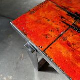 De Nisco 1970s Fat lava coffee table