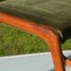 Scandinavian "sledge" chair in teak by Baumann