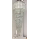 Murano Glass Sputnik Quadriedro Spyral Italian Chandelier