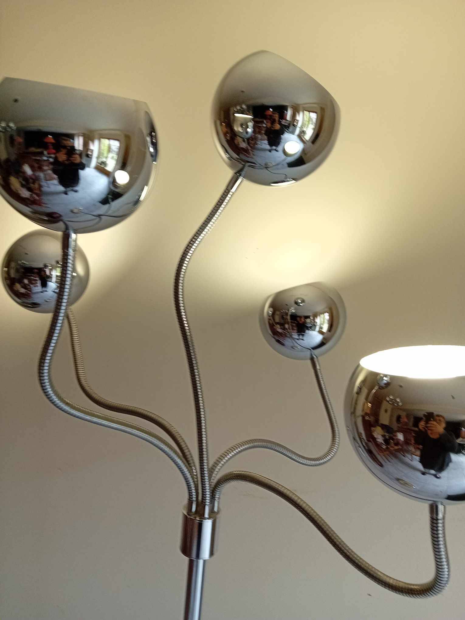Eye ball floor lamp 70's