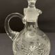 Small carafe in cut crystal