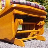 Rocking chair in pine, 1970s