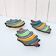 Three vintage Vallauris ceramic bowls