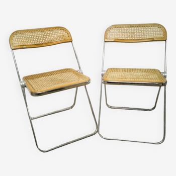 Pair of "Plia" chairs by Giancarlo Piretti for Castelli