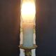 Pair of vintage Limoges ceramic wall sconces