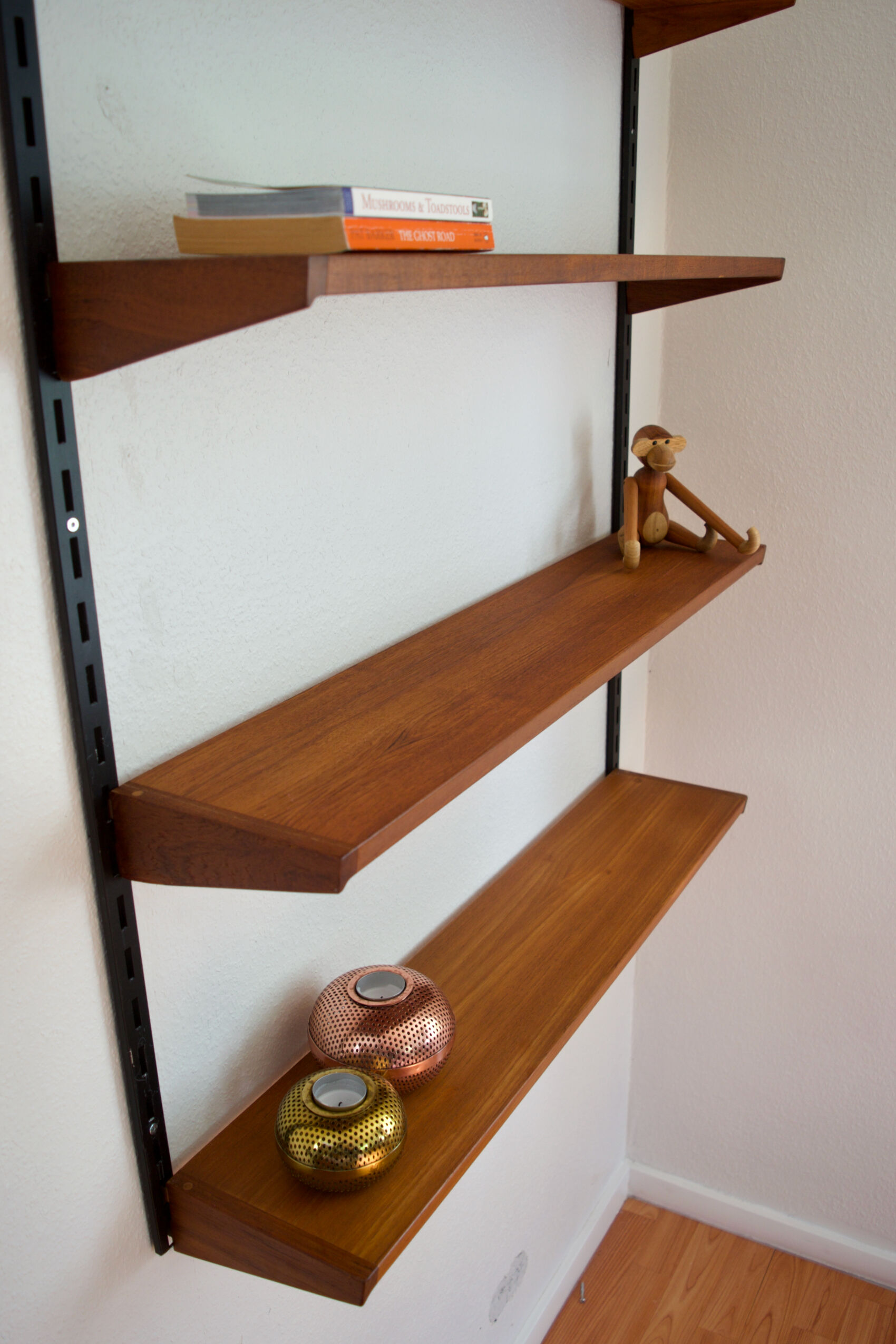 Danish Kai Kristiansen Teak Shelves, FM Møbler