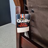 Pair of Scandinavian designer armchairs by Torbjorn Abdal, 1960s.