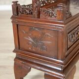 Antique Japanese Cabinet in Exotic Wood