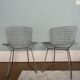 Set of 2 Bertoia chairs