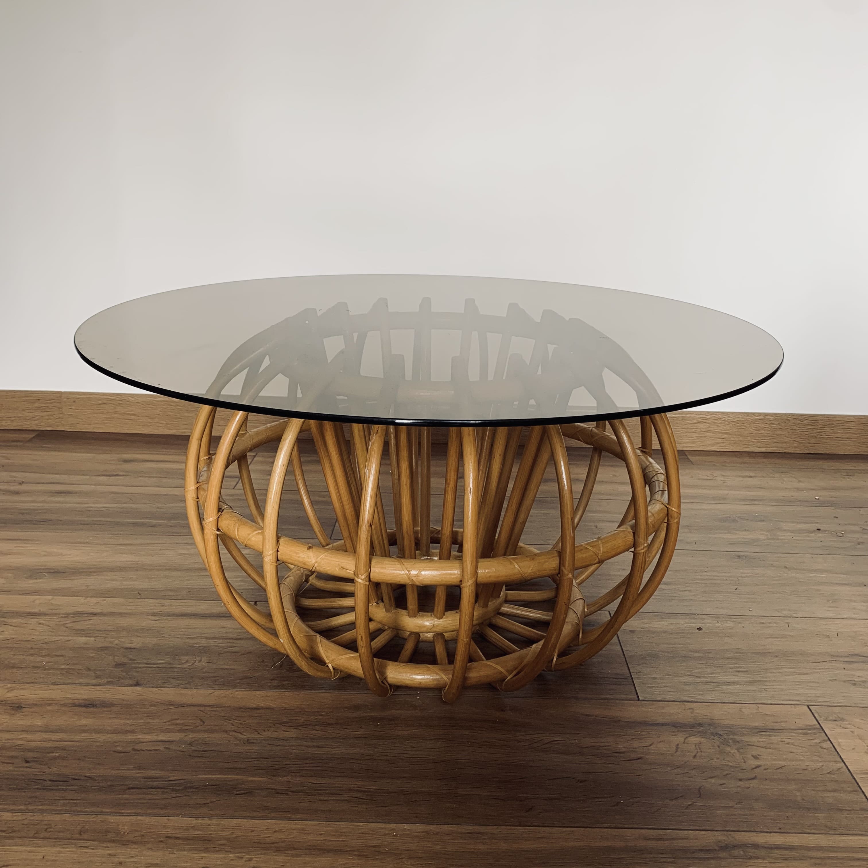 Rattan coffee table