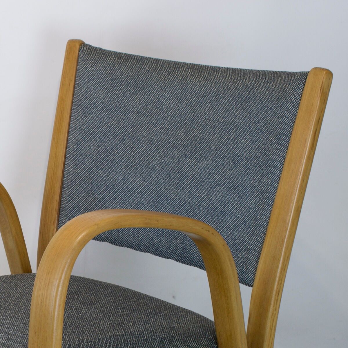 Bridge Bow Wood armchair for Steiner, 1950