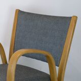 Bridge Bow Wood armchair for Steiner, 1950