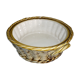 Sarreguemine ceramic cake dish imitating braided basket