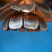 Mid Century Modern Brutalist Artichoke Pendent By Sven Åge Holm Sørens