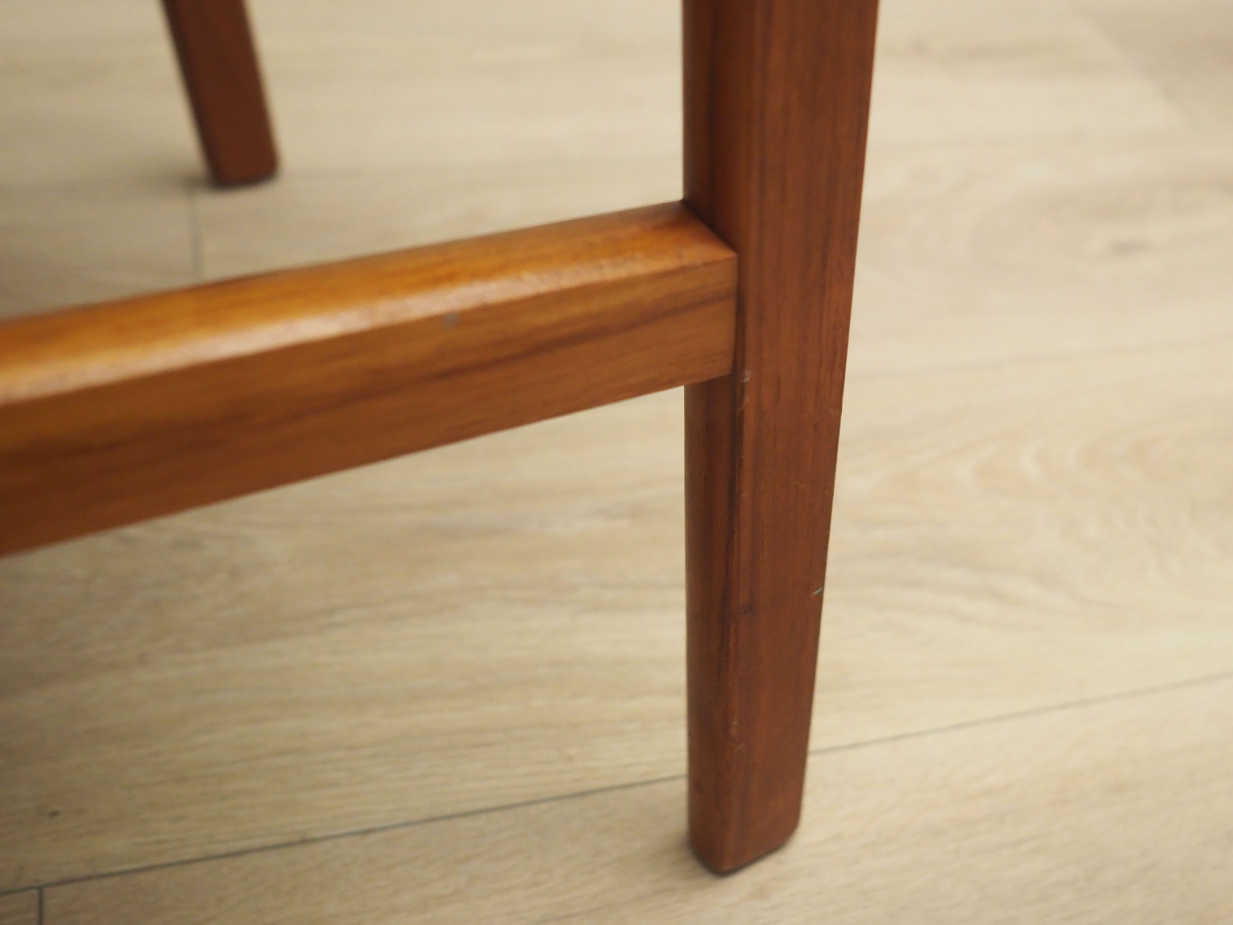 Set of six teak chairs, Danish design, 70s, production: Denmark