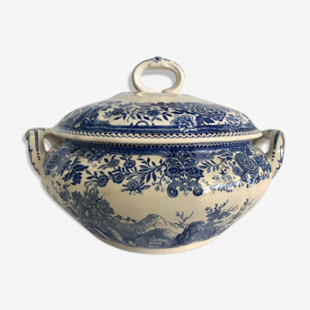 Soupière ancienne Burgenland bleu de Villeroy et Boch