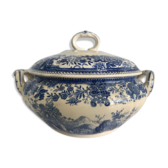 Old soup tureen Blue Burgenland of Villeroy and Boch