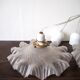 Pair of frosted glass flower pendant lamps