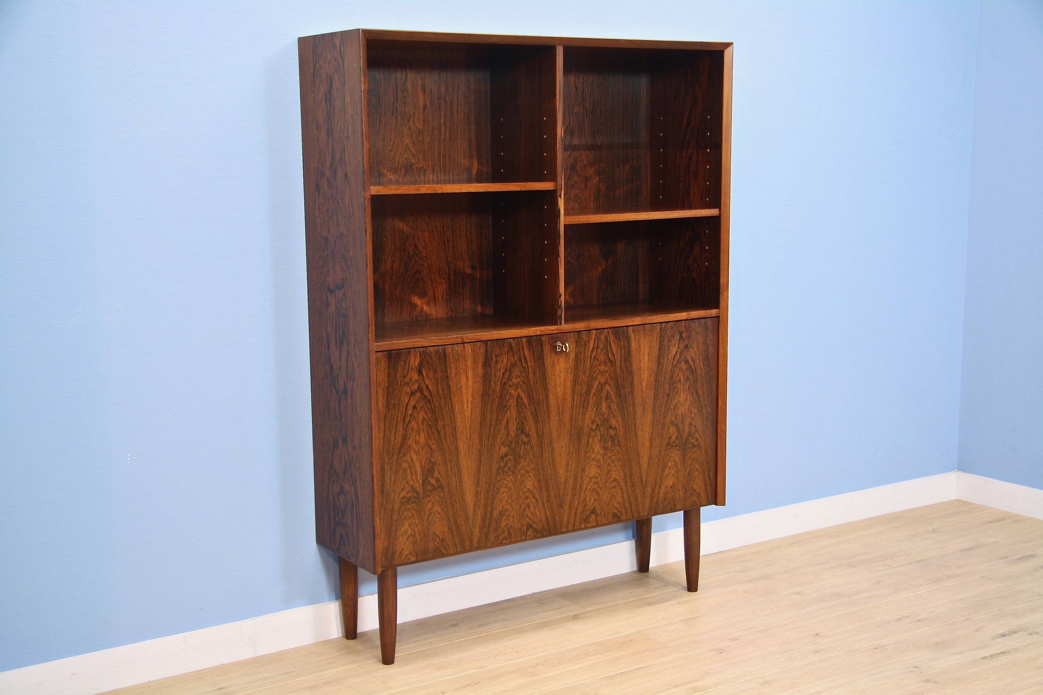 Bibliothèque danoise en palissandre par Gunni Omann pour Omann Jun Møbelfabrik, 1960