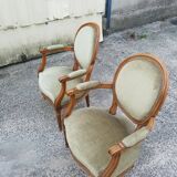 Pair of medallion chairs