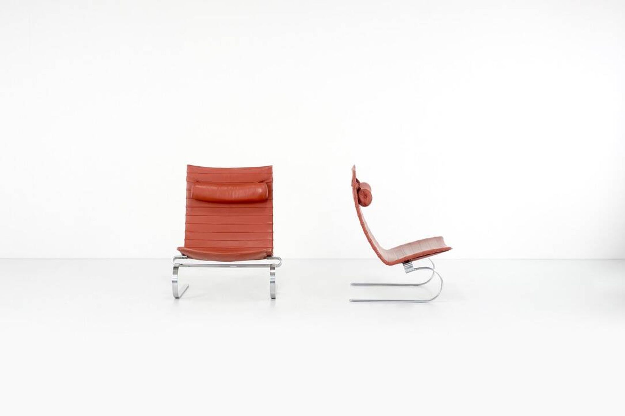 PK20 armchairs by Poul Kjaerhom for Fritz Hansen, Denmark 1968.