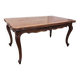 French provincial dining table, Louis XV style