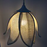 Vintage flower hanging lamp