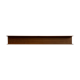 Wooden open wall shelf, 200cm, designed by Walter Wirz for Wilhelm Renz, Germany
