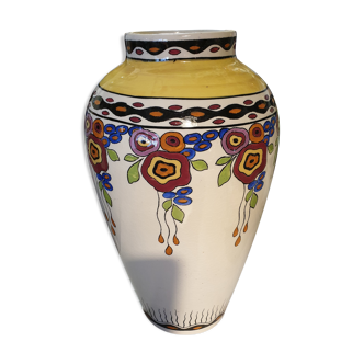 Vase art deco boch
