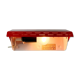 60s Red Night Light made by Knud Christensen in the Mid-Century, Danish Design Wall Lamp Adjustable