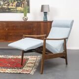 Fauteuil relax, vintage années 50, refait à neuf