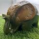 Green Rimini ceramic elephant, Aldo Londi for Bitossi, 1960