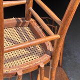 6 chairs bistro old cannage