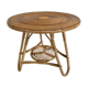 Table d'appoint en rotin vintage 1960