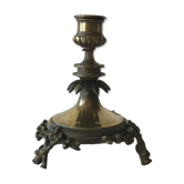 Bougeoir bronze ancien
