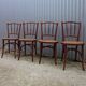 Chaises de salle à manger bistro Thonet originales, lot de 4