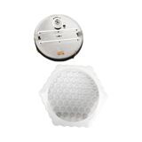 Large Honeycomb wall lamp ceiling lamp Czechoslovakia Kamenický Šenov 1960s