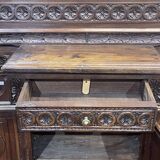 Breton chestnut wardrobe from the 1930s